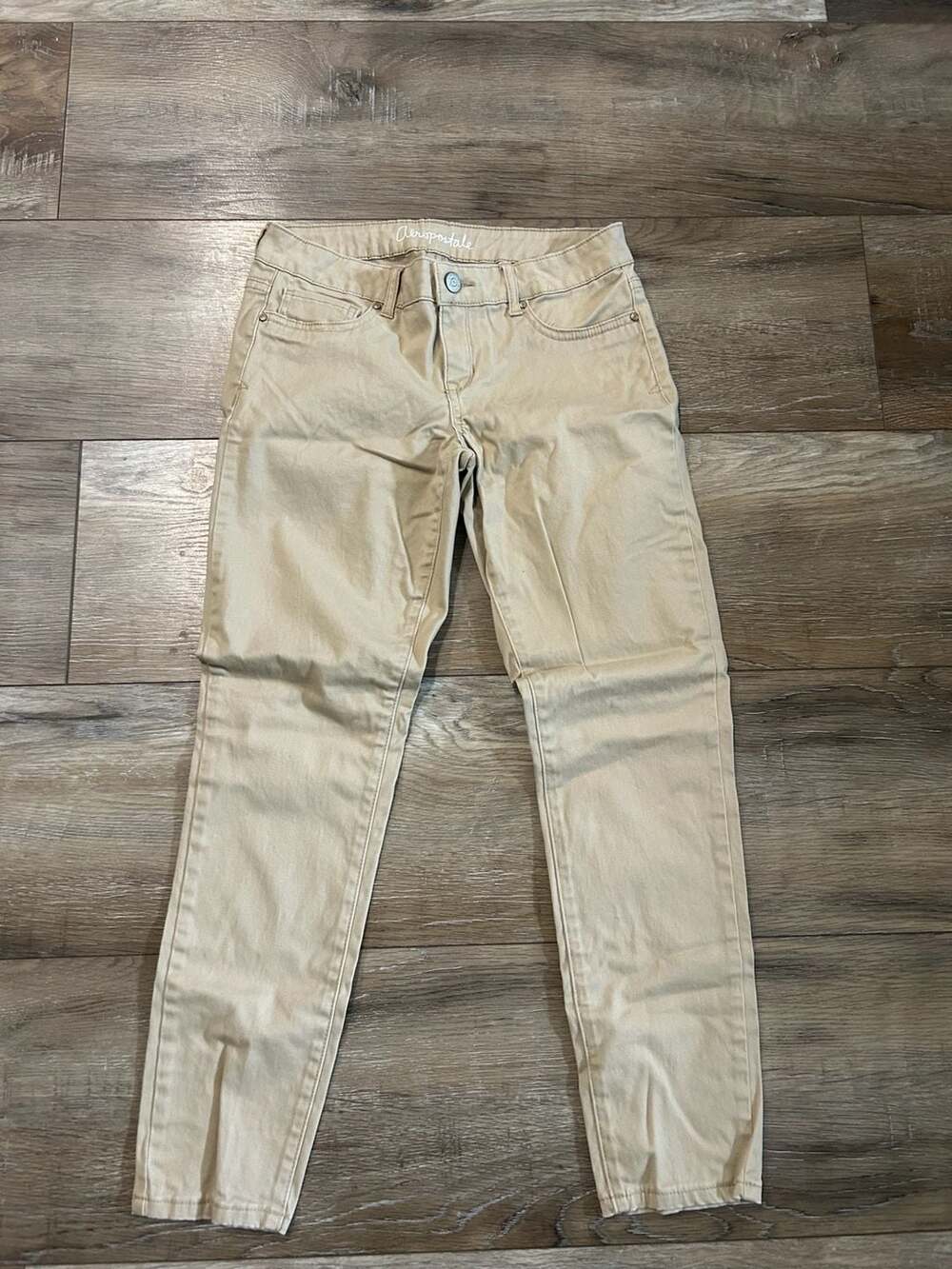 Aeropostale Lola Jegging Khaki Tan Pants Size 6 Short